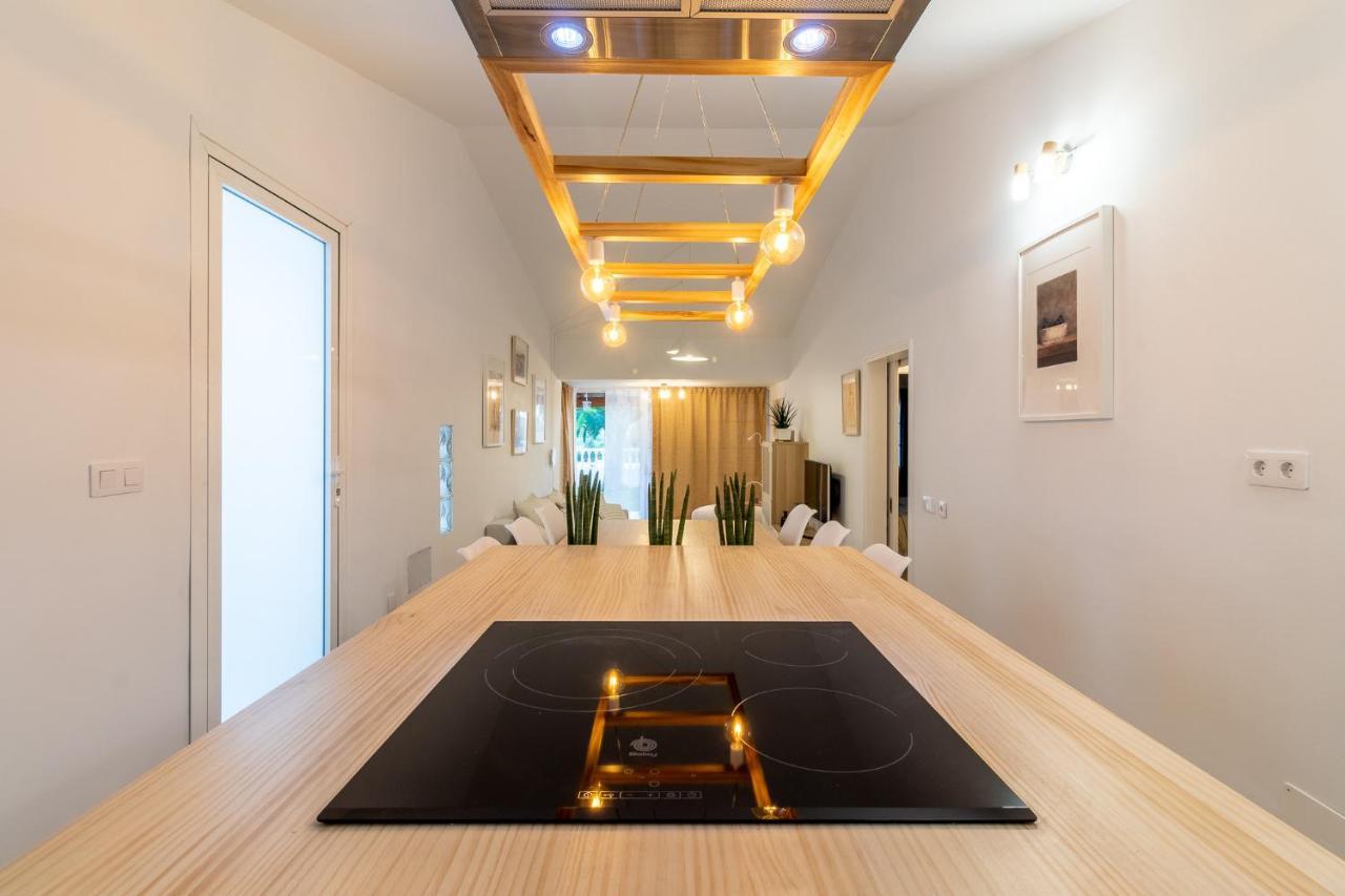 Вилла Flatguest Orinoco + Pool + Terrace + Garden Моган Экстерьер фото